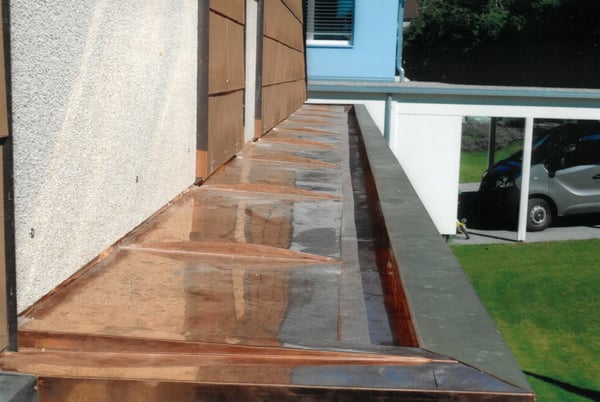 Balkon / Terassenabdeckung Pfister Markus Spenglerei