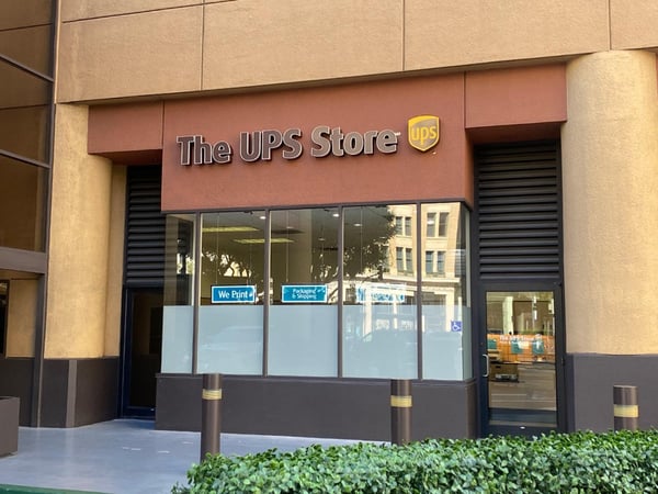 Storefront of The UPS Store in Oakland, CA