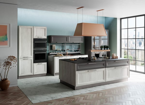 Creo SMART. Una cucina moderna che permette di creare uno spazio totalmente personalizzato ed esteticamente unico, superando così l’idea di “modello”.