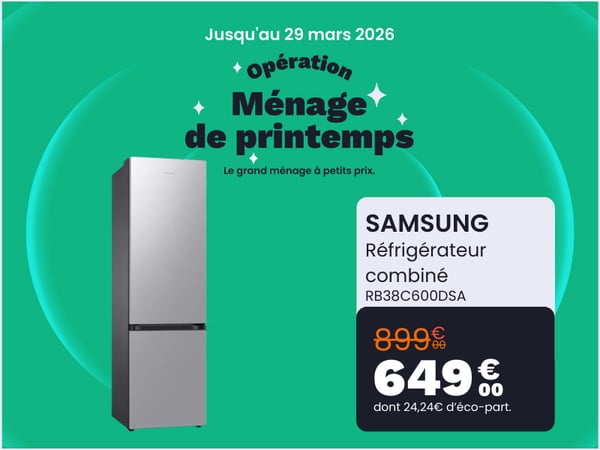 Réfrigérateur Combiné SAMSUNG RB38C600DSA