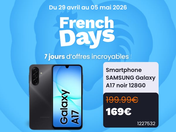 Smartphone SAMSUNG Galaxy A17 noir 128Go 4G