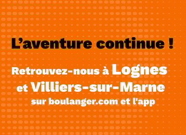 Retrouvez nous à Lognes et Villiers-sur-Marne !