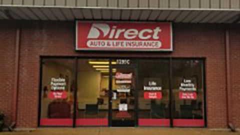 Direct Auto Insurance storefront located at  1295 US Highway 51 Byp N, Dyersburg