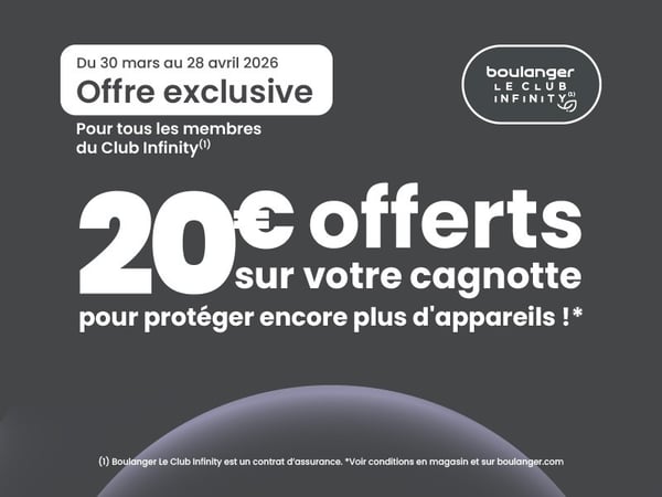🎁 Offre exclusive Club Infinity