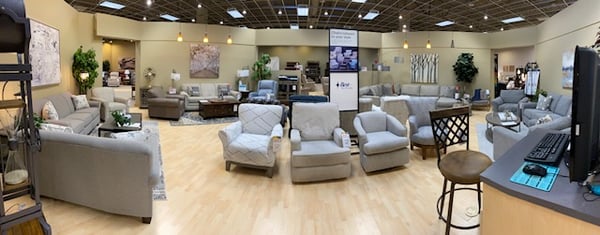Slumberland South County Furniture Store in St. Louis,  MO - Showroom Panorama