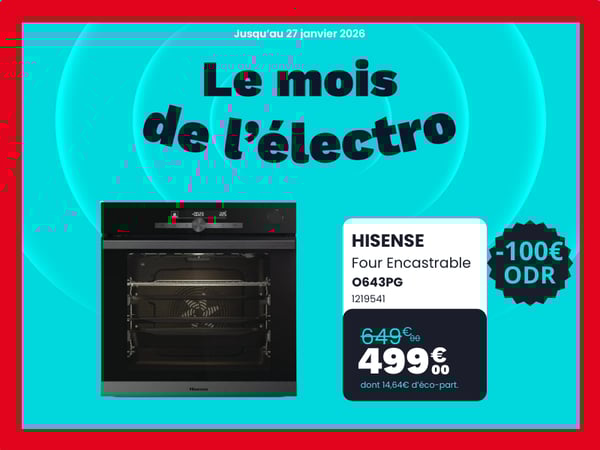 Four encastrable fonction vapeur HISENSE O643PG