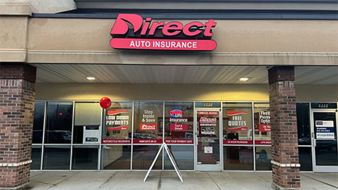 Direct Auto Insurance storefront located at  4556 Chapman Hwy, Knoxville