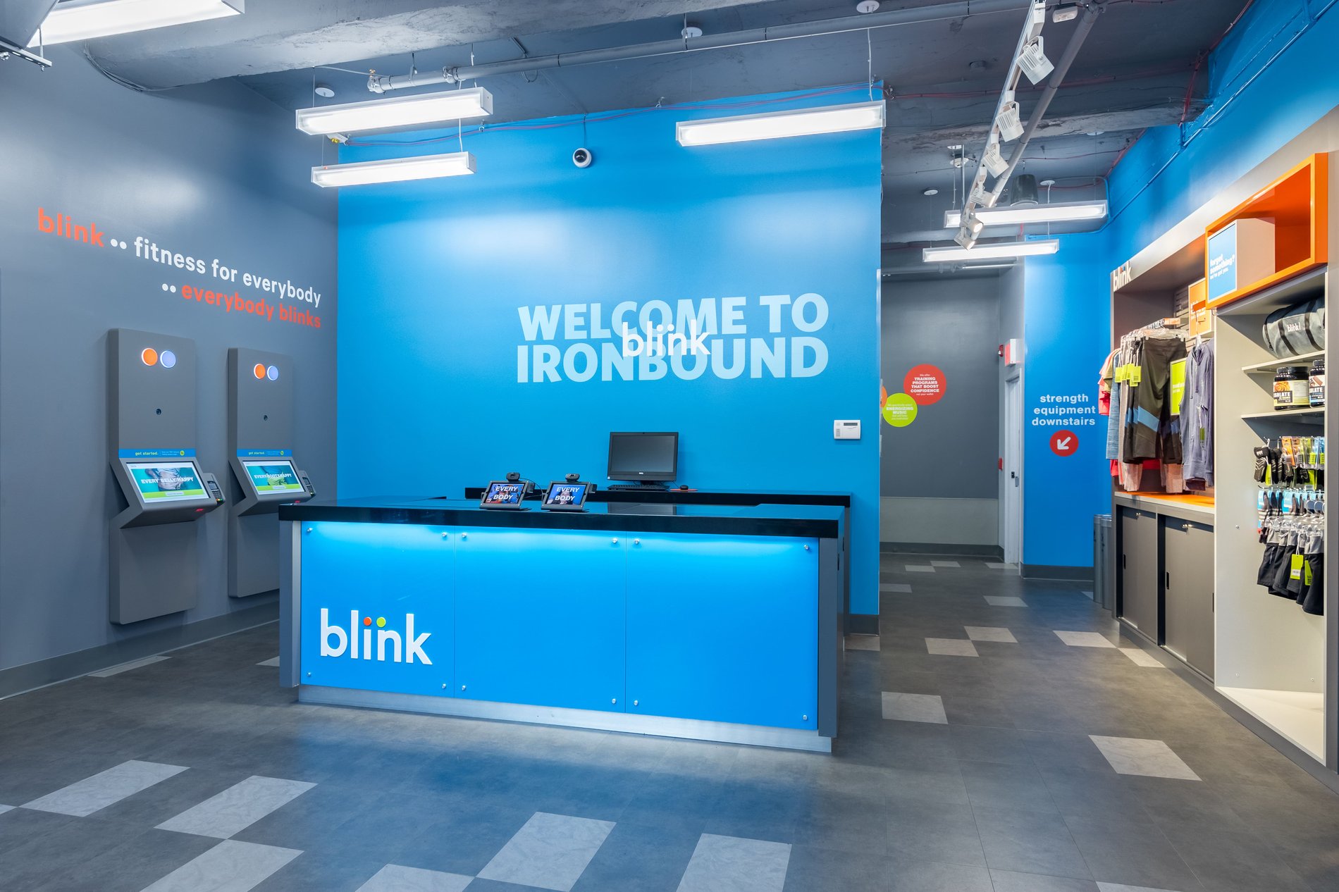 All Blink Fitness Gyms in NJ cardio equipment, strength equipment