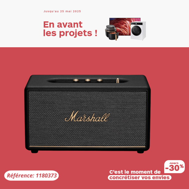 Enceinte résidentielle MARSHALL Stanmore III Noir