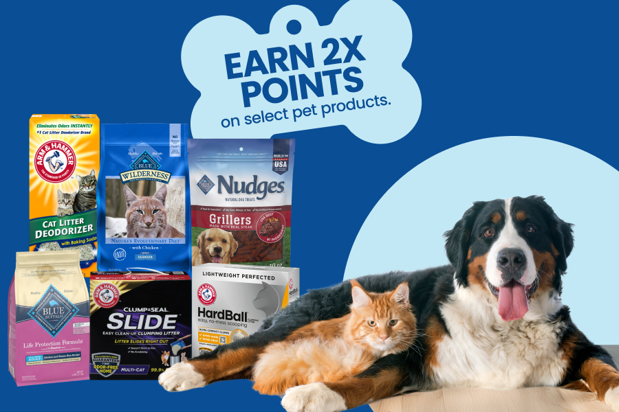 earn two times the points on select products