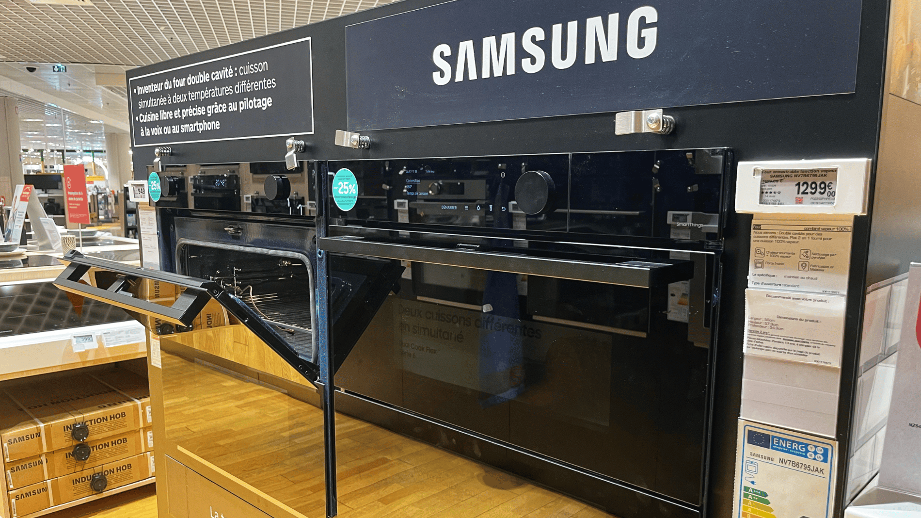 FOUR SAMSUNG BESPOKE CHEZ BOULANGER NICE CAP 3000