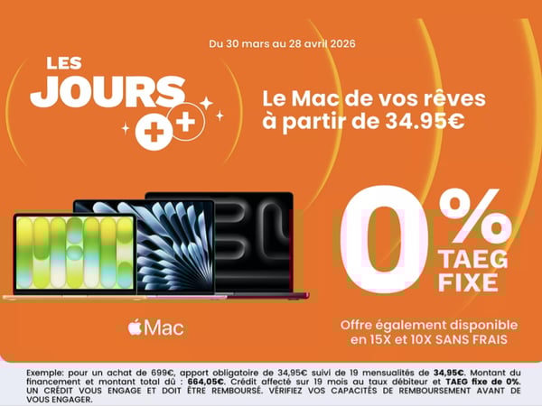 Financement Exceptionnel sur MacBook à Boulanger Toulouse Portet sur Garonne