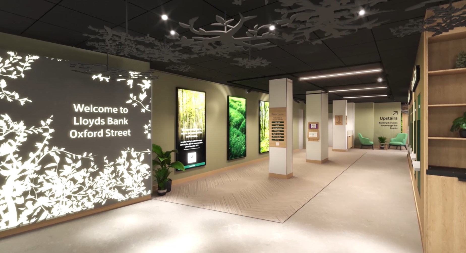 Branch Interior - Knowledge Bar