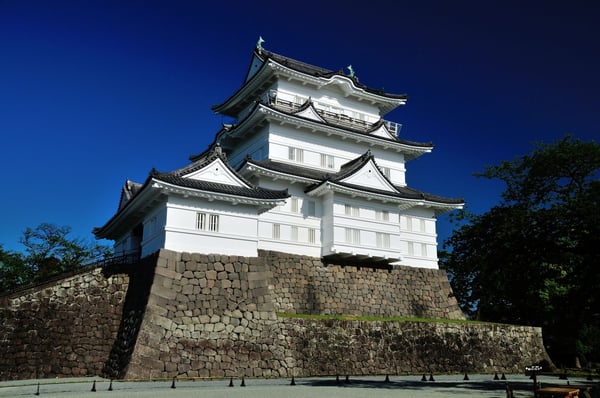 小田原城（横）