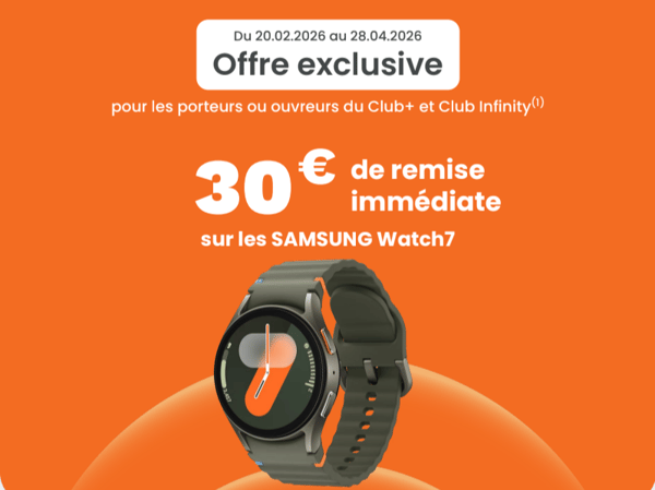 offre exclusive 30euros de remise achat samsung watch