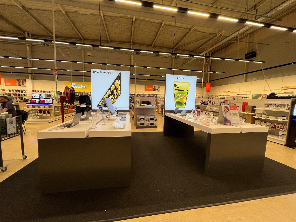 rayon apple du magasin boulanger st quentin fayet