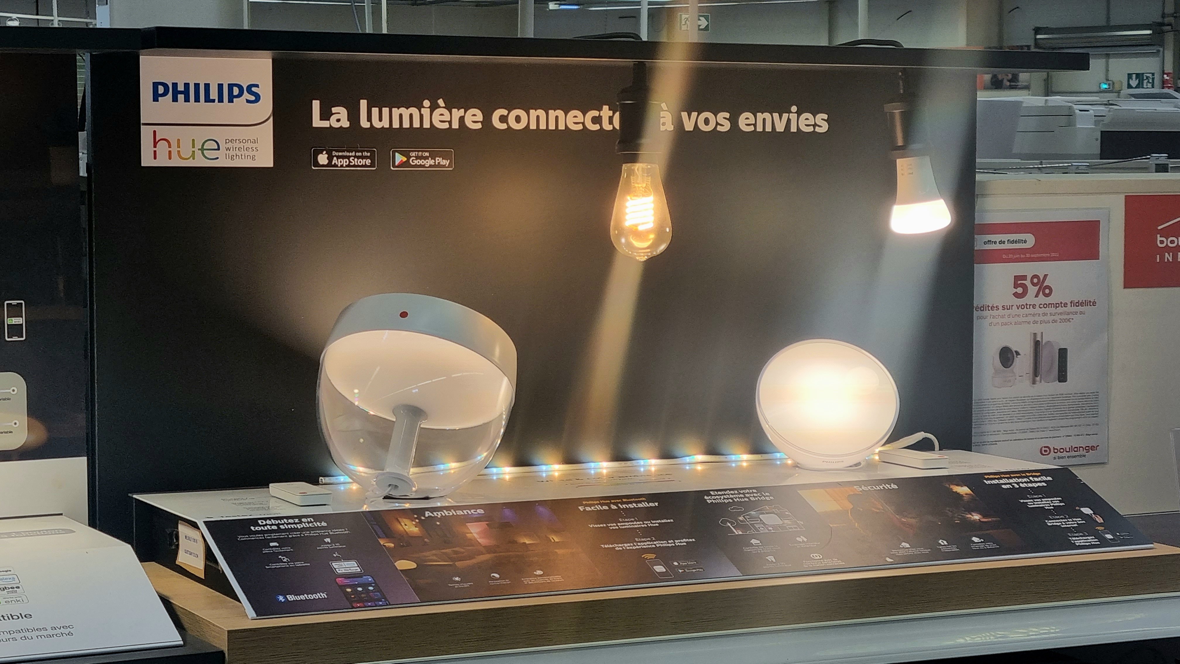 Ampoules connectées Philips Hue  Boulanger Dijon - Quetigny