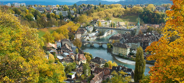 Aussicht auf die Stadt Bern