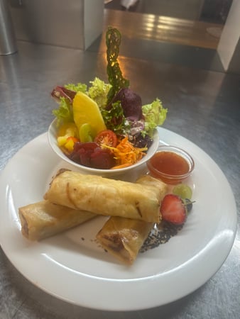 Hausgemachte Frühlingsrollen Vegetarisch