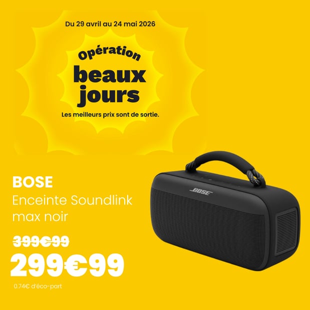 Enceinte portable BOSE Soundlink Max Noir