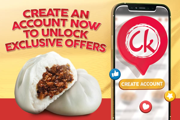 Create a Chowking account to unlock exclusive offers