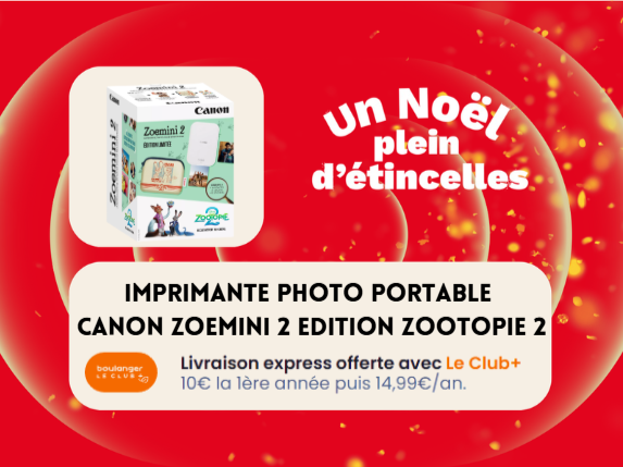Imprimante photo portable CANON Zoemini 2 Edition Zootopie 2