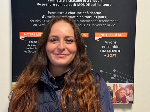 Justine responsable services clients boulanger St-Pirest