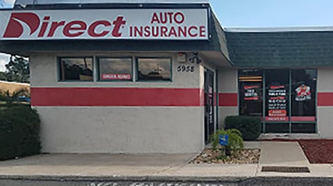 Direct Auto Insurance storefront located at  5958 Merrill Rd, Jacksonville