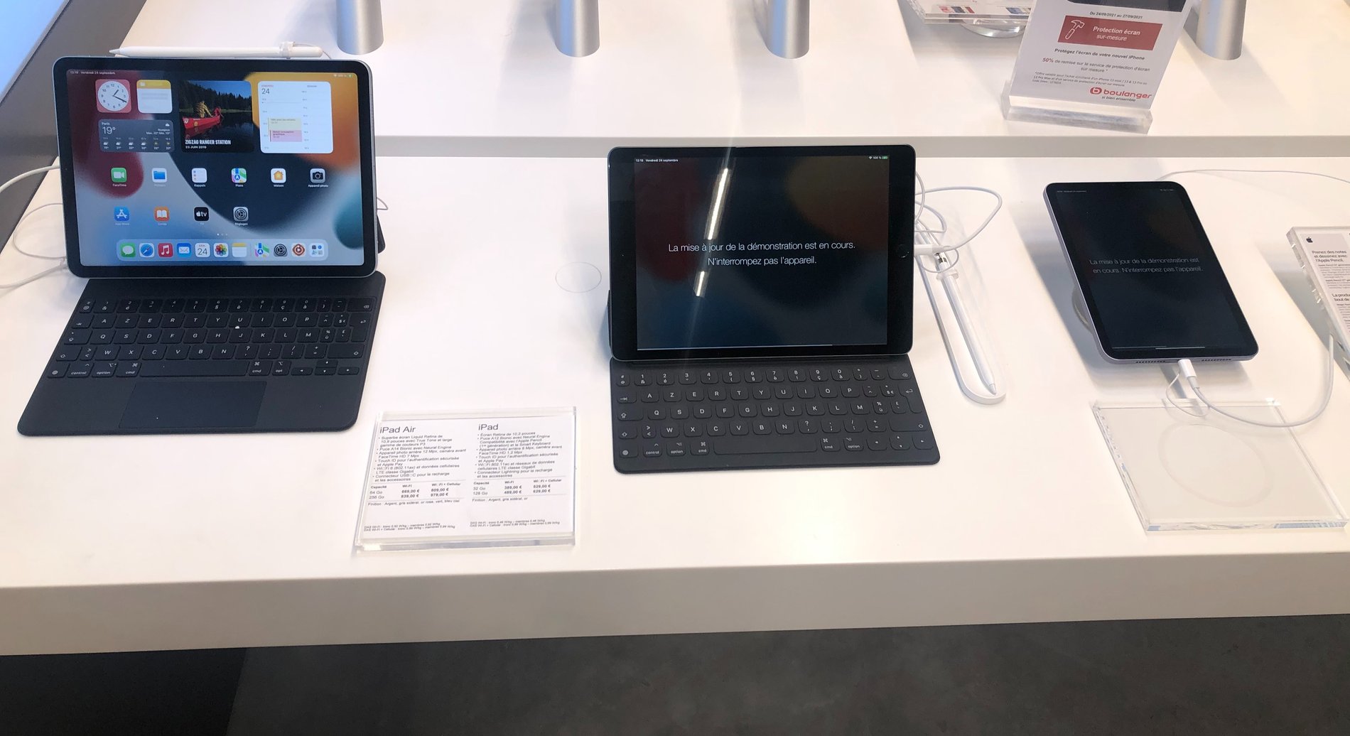 Les différents Ipad de votre magasin Boulanger Buchelay