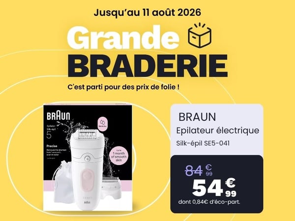 Epilateur électrique BRAUN Silk-épil SE5-041