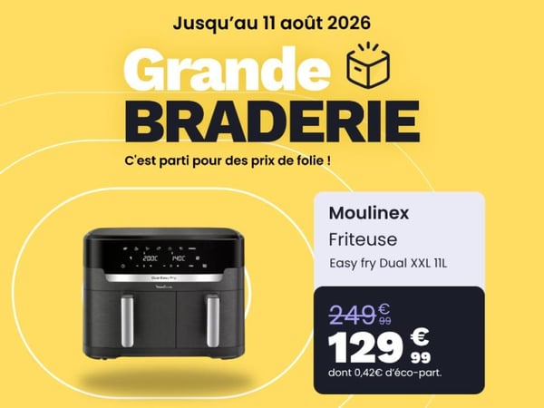 Promo Friteuse Moulinex Easy Fry XXL | Boulanger Biganos