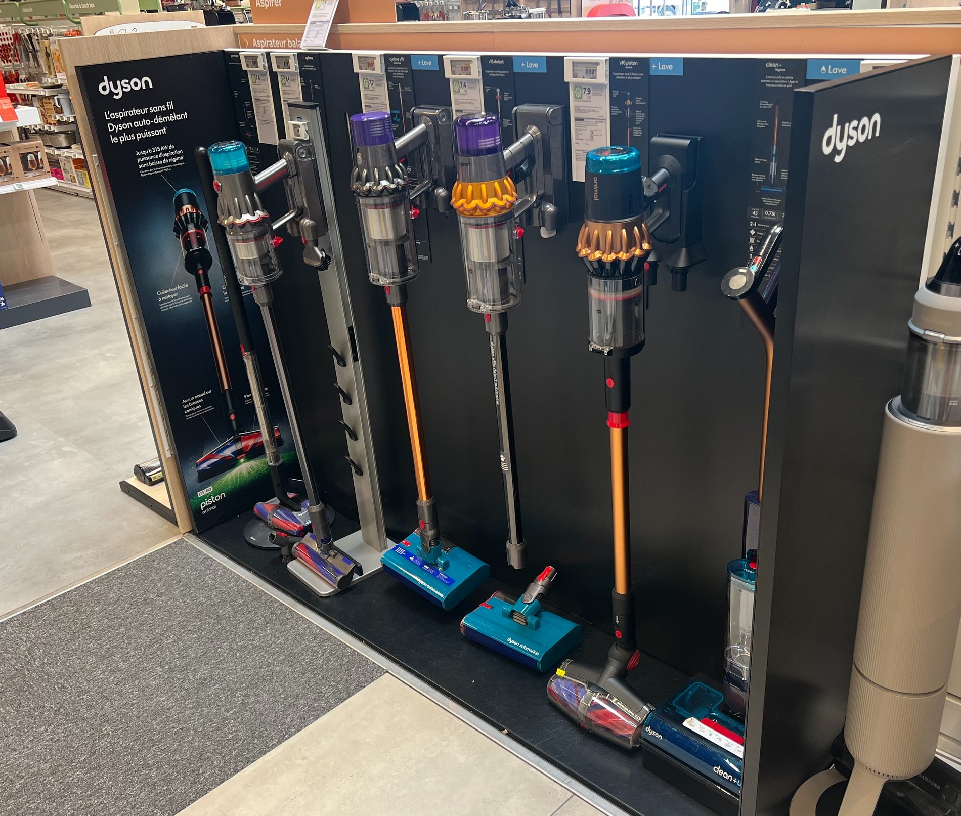 gamme aspirateur balai dyson dans votre magasin boulanger st quentin
