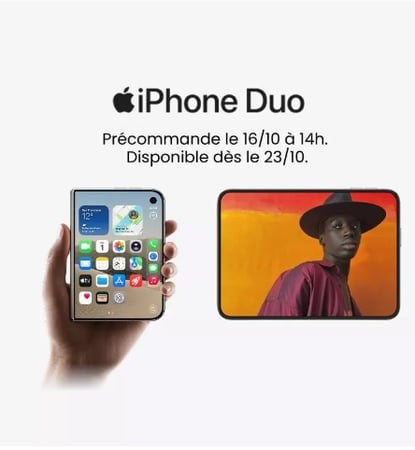 ✨ Révolution chez Boulanger Châteauroux ! L’iPhone Duo pliable réinvente votre façon de vivre l’expérience Apple.