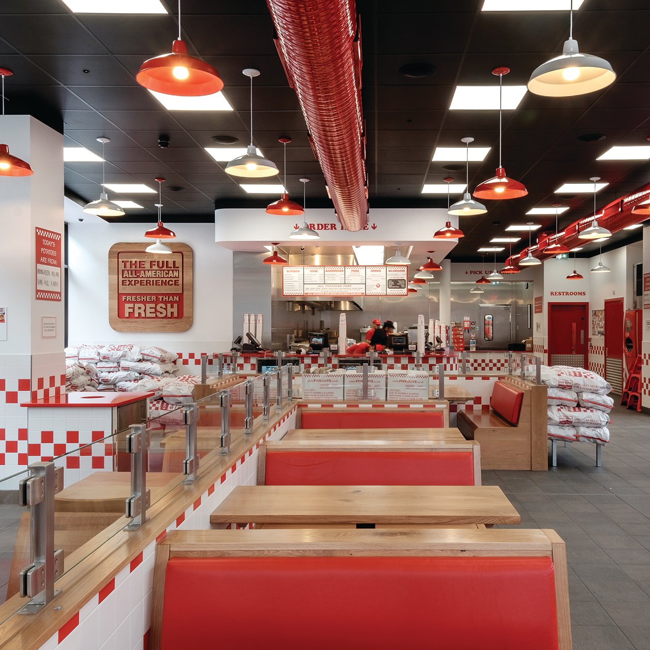 Five Guys Sevilla Lagoh Burgers Fries En Sevilla