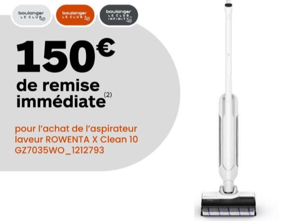 🔥 OFFRE EXCEPTIONNELLE – ASPIRATEUR LAVEUR ROWENTA X-CLEAN 10 🔥