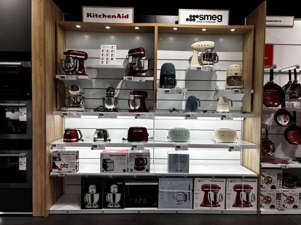 Meuble Robot KitchenAid et Smeg Boulanger Cahors
