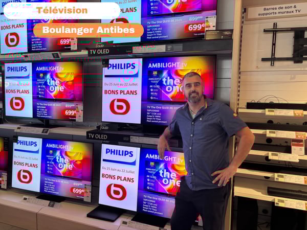 rayon télévision boulanger antibes