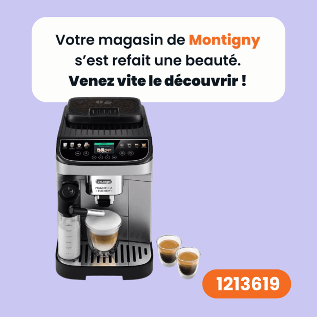 Expresso broyeur Delonghi ECAM310.80.SB Magnifica Evo Next Argent