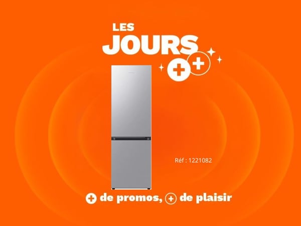 Réfrigérateur combiné  SAMSUNG RB34C600DSA chez Boulanger Marseille La Valentine, a proximité d'Allauch.