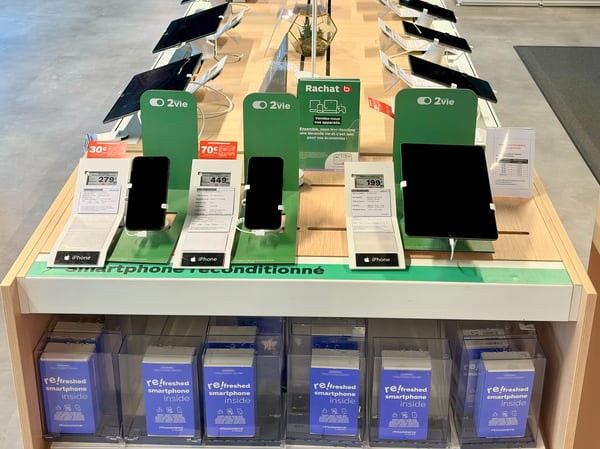 Espace reconditionnés au Boulanger Paris Montparnasse