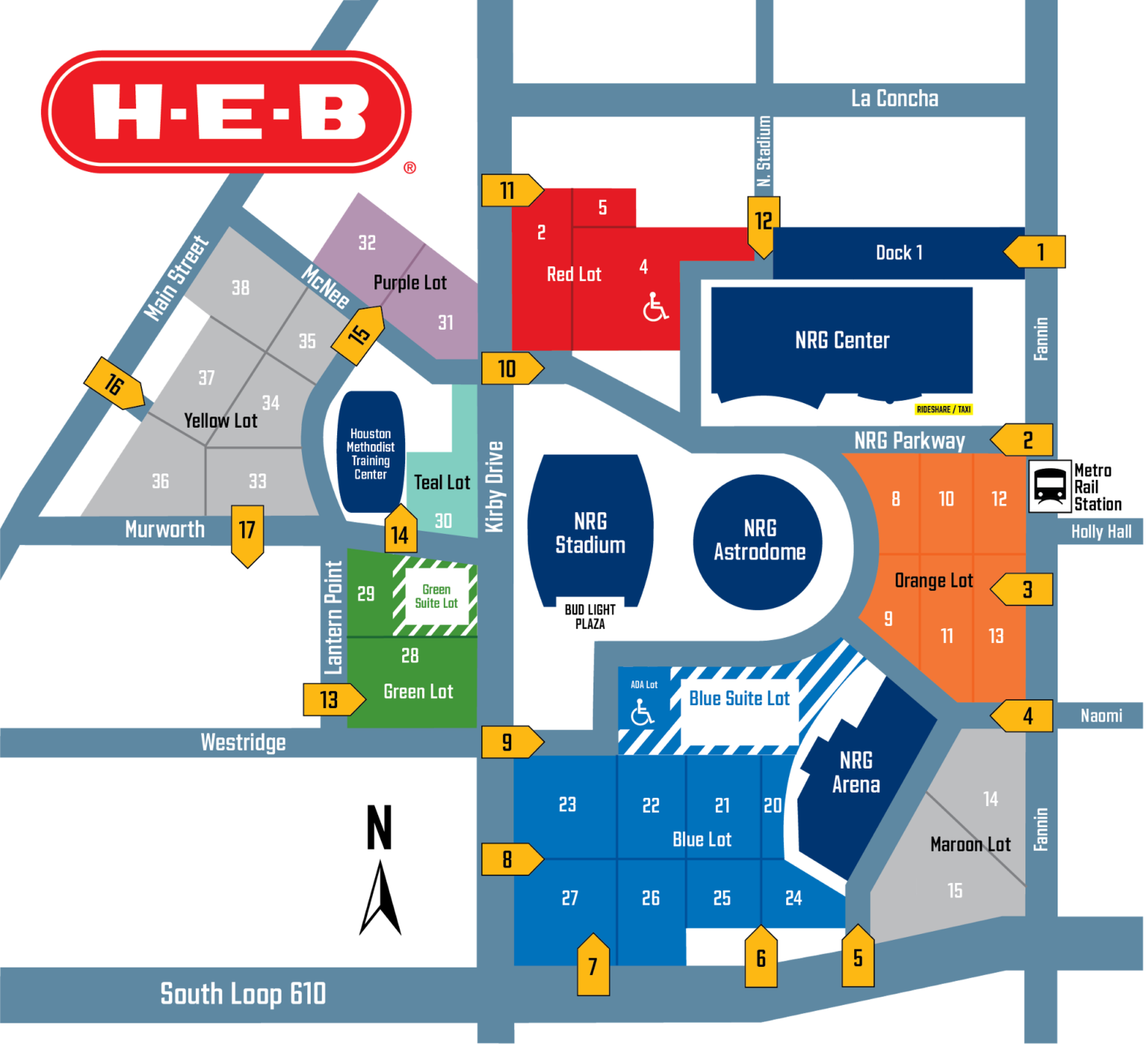 NRG Stadium Parking ParkMobile