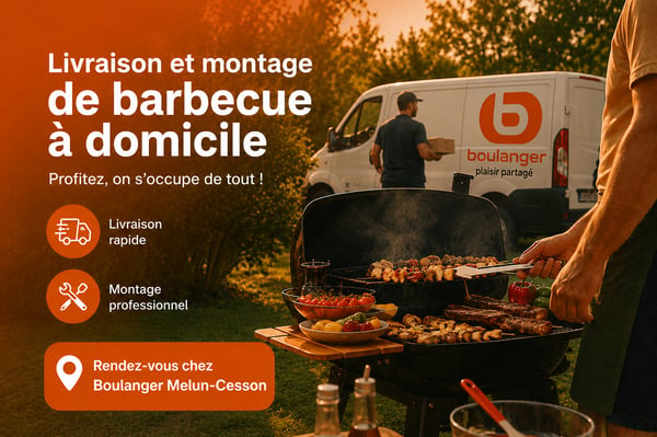 livraison et montage à domicile de barbecue