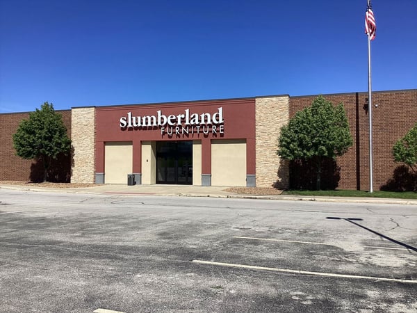 Danville Slumberland Furniture parking lot