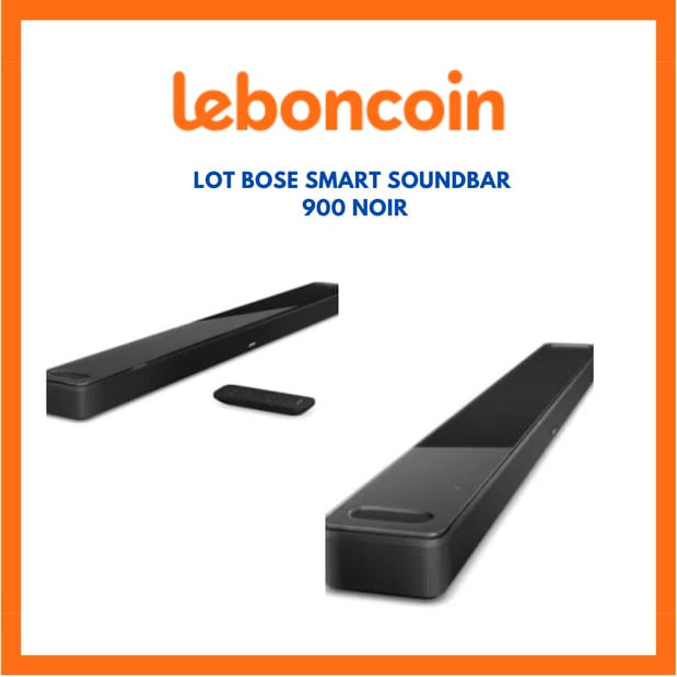 BOSE Smart Soundbar 900 noir présent sur Leboncoin