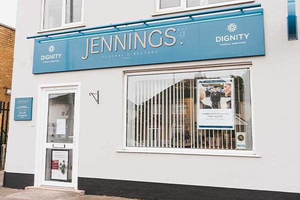 Jennings funeral directors on the Stafford Road in Oxley Wolverhampton