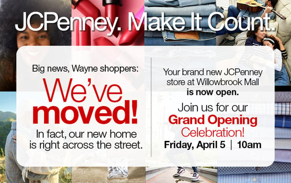 Wayne JCPenney Relocating To Willowbrook Mall This Year