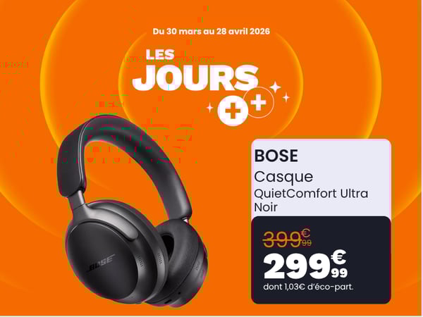 Casque BOSE QuietComfort Ultra Noir