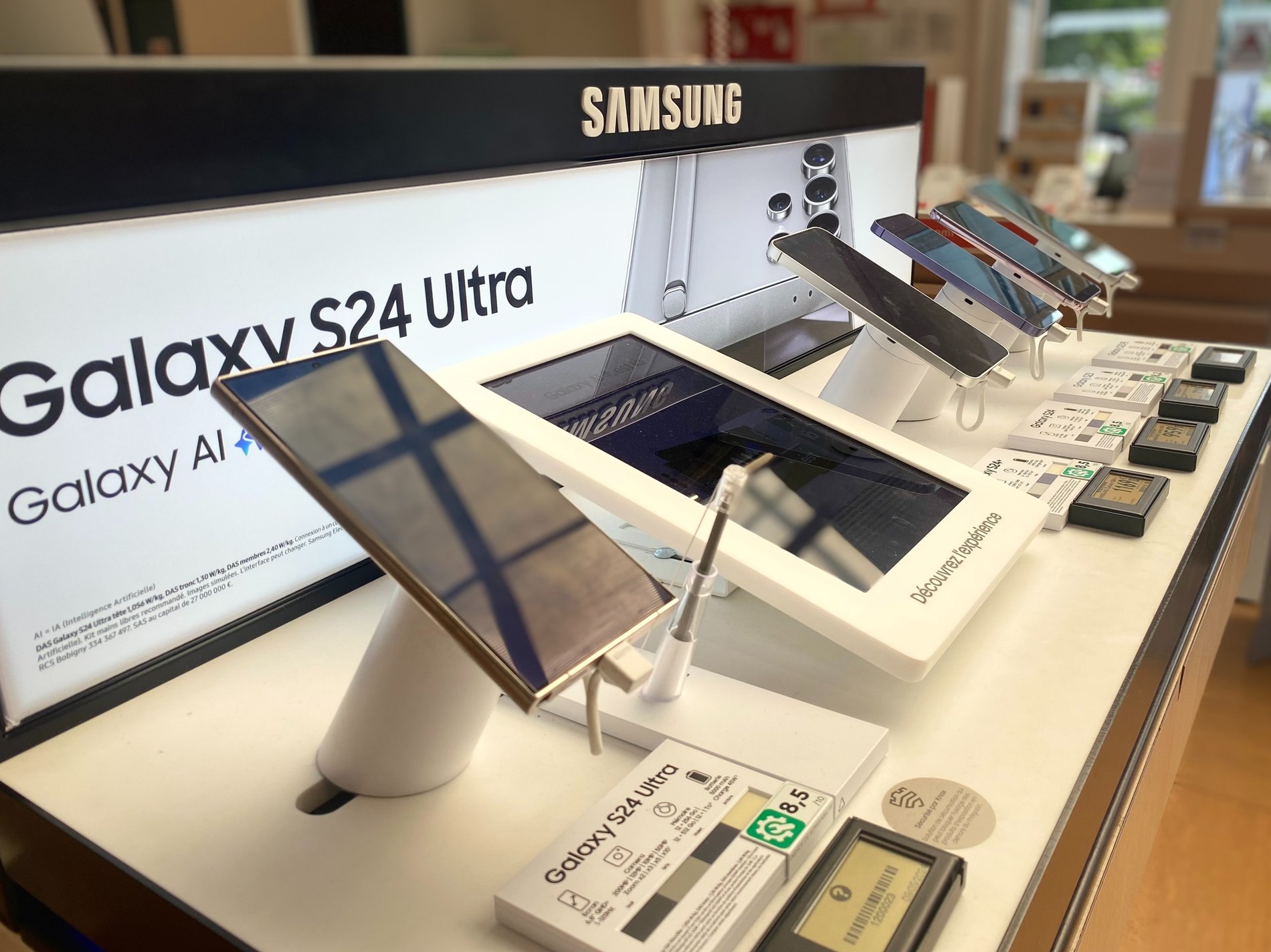Samsung Galaxy S24, Samsung Galaxy S24 Ultra et Samsung S Pen Boulanger Rennes Chantepie