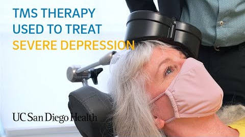 Video: TMS therapy used to treat severe depression UC San Diego Health