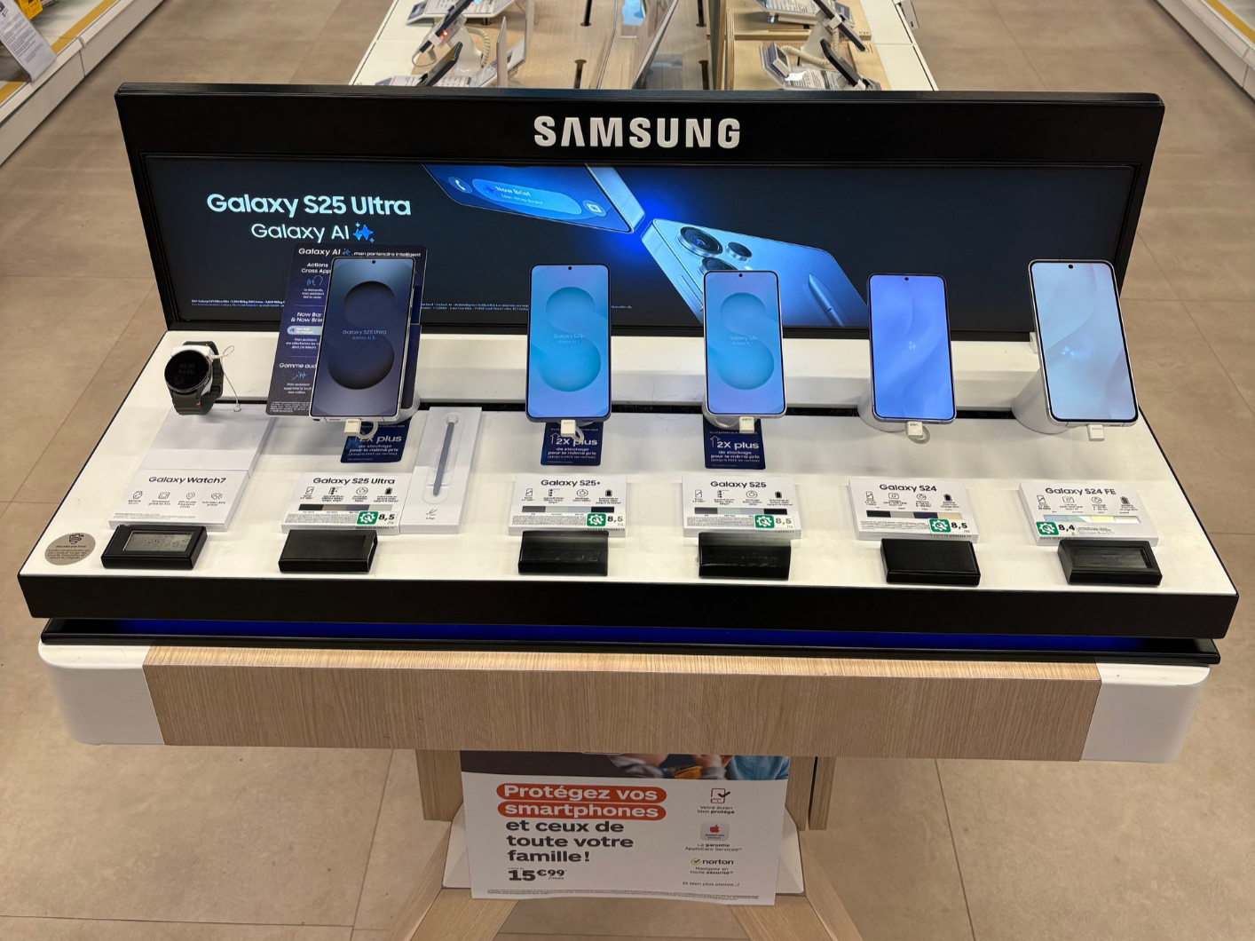Smartphone Samsung Galaxy S25 S25+ S25 Ultra Boulanger Thionville Terville